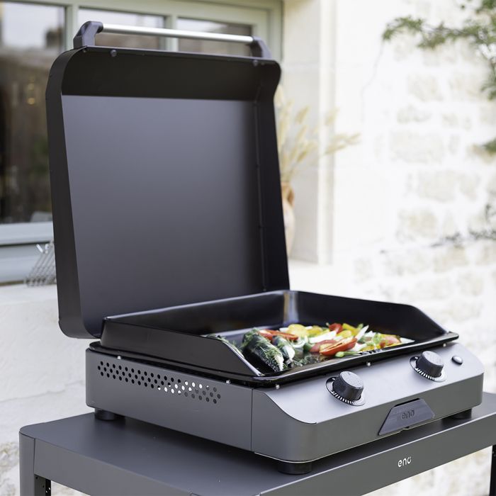 Eno Plancha fusion 60 cargo grijs gas