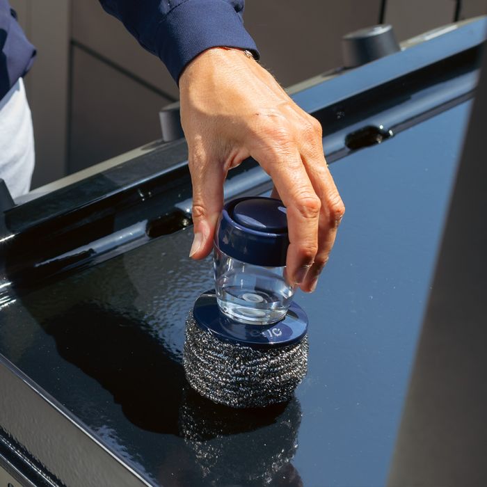 Eno Houder + 3 inox schuursponsjes