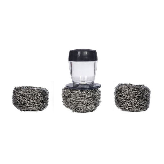 Eno Houder + 3 inox schuursponsjes